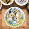 8 Count Bluey Paper Dinner Plates Kids Birthday Party Supplies Heeler Family Theme 9"